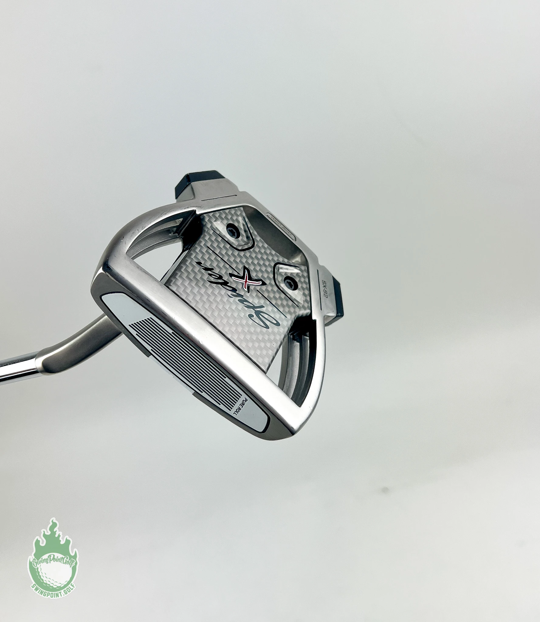 Used TaylorMade Spider X Platinum/White 35″ Putter Steel Golf Club W/ Headcover 11 Used TaylorMade Spider X Platinum/White 35″ Putter Steel Golf Club W/ Headcover - Image 11
