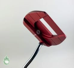 Used Right Hand Odyssey O Works Red Jailbird Mini 34″ Putter Steel Golf Club -Gents Fairway Woods Sales Store IMG 9435