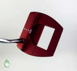 Used Right Hand Odyssey O Works Red Jailbird Mini 34″ Putter Steel Golf Club -Gents Fairway Woods Sales Store IMG 9436