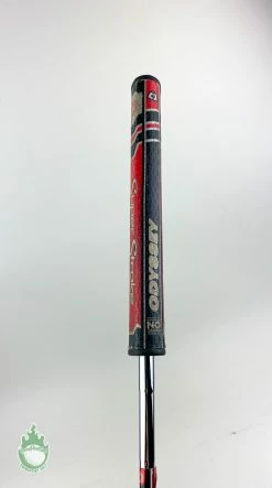 Used Right Hand Odyssey O Works Red Jailbird Mini 34″ Putter Steel Golf Club -Gents Fairway Woods Sales Store IMG 9438