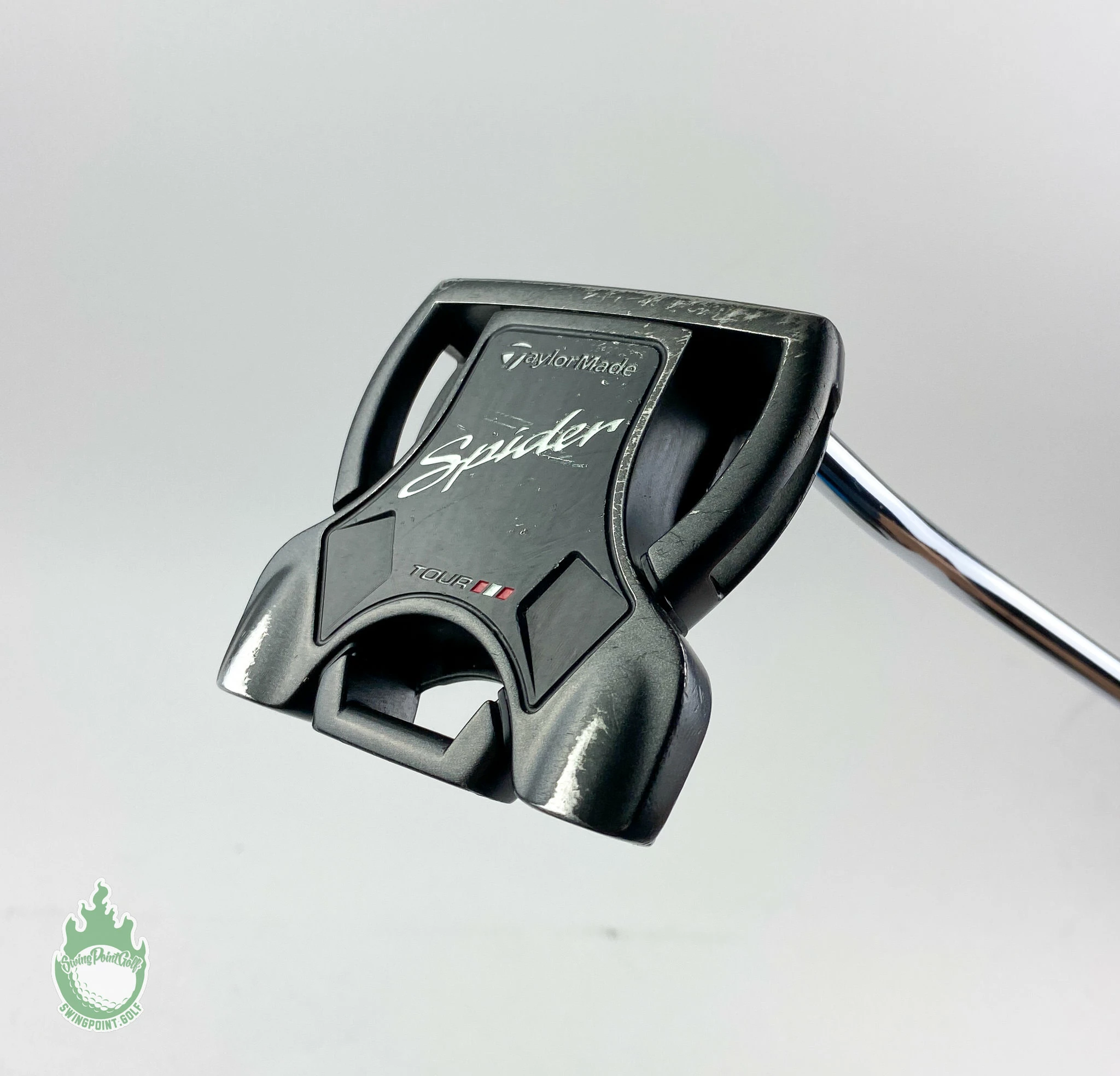 Used Right Handed TaylorMade Spider Tour Black 34″ Putter Steel Golf Club 1 Used Right Handed TaylorMade Spider Tour Black 34″ Putter Steel Golf Club