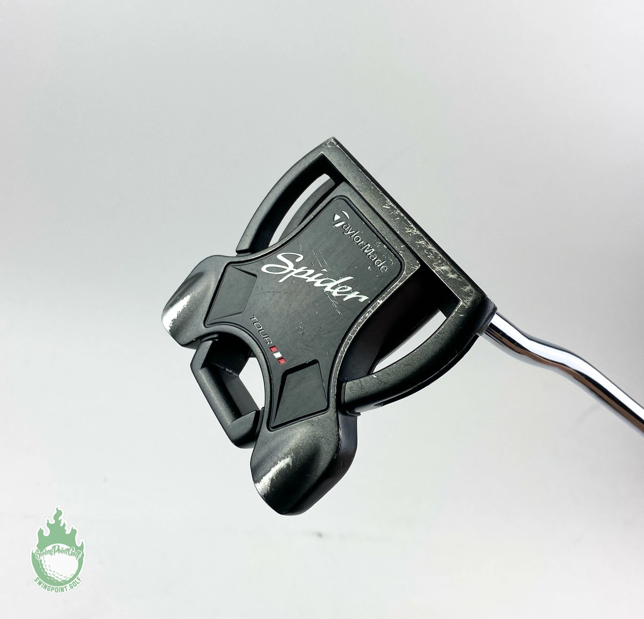 Used Right Handed TaylorMade Spider Tour Black 34″ Putter Steel Golf Club 2 Used Right Handed TaylorMade Spider Tour Black 34″ Putter Steel Golf Club - Image 2