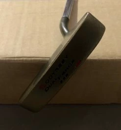 Used Right Handed Odyssey Dual Force 220 34″ Brass Putter Golf Club