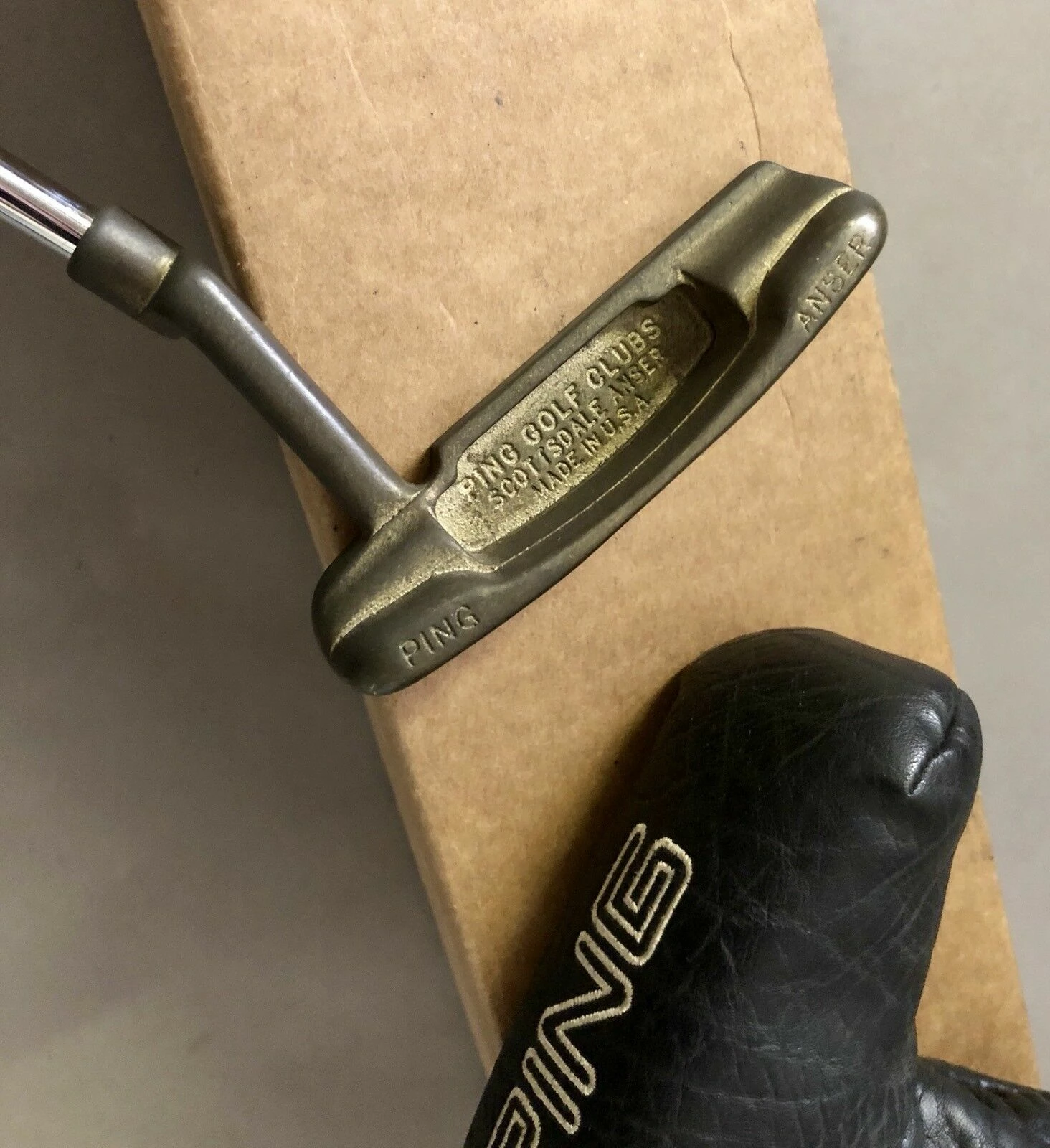 Used RH Ping Scottsdale Anser 36″ Putter Steel Golf Club W/ Headcover Remake 3 Used RH Ping Scottsdale Anser 36″ Putter Steel Golf Club W/ Headcover Remake - Image 3