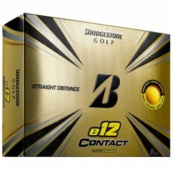 Bridgestone E12 Contact Golf Ball - Yellow