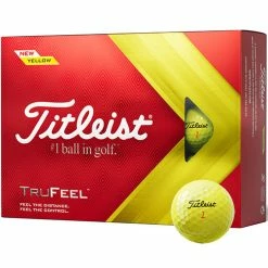 Titleist Tru-Feel Golf Balls, Yellow